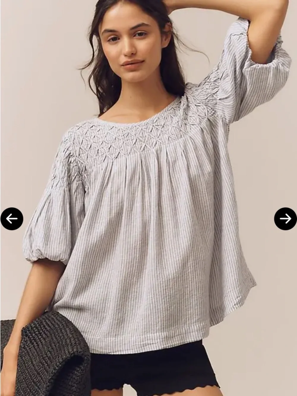 Anthropologie light blue